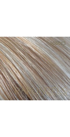 100 Gram 20" Clip In Hair Extensions Colour #16&613 Caramel Blonde & Bleach Blonde Mix (7 p/c Full Head)